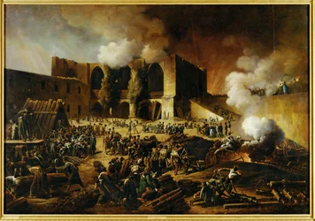 Verteidigung des Schlosses von Burgos im Oktober 1812