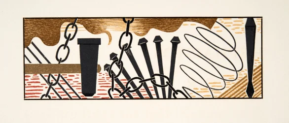 Grafische Illustration aus Prométhée Enchaîné von Aeschylus, veröffentlicht 1941