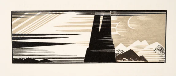 Grafische Illustration aus Prométhée Enchaîné von Aeschylus, veröffentlicht 1941