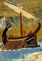 Die Odyssee von Homer: das Segelboot von Odysseus (Ulysses), 1930