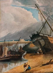 Schiffe in Deal, um 1800, 1925