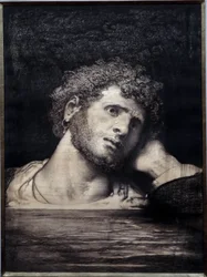 Tafel, die den Roman „Die Arbeiter des Meeres“ von Victor Hugo illustriert: Zeichnung von François Nicolas Chifflart, 1882