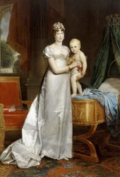 Kaiserin Marie-Louise mit dem König von Rom