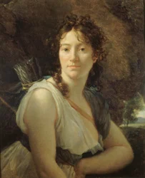 Porträt von Catherine Josephine Duchesnois