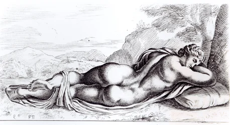 Hermaphrodit in den Borghese-Gärten, ca. 1653