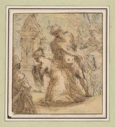 Enthauptung eines Heiligen (Hl. Katharina?)