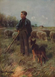 Der junge Hirte, ca. 1915