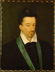Heinrich III., König von Frankreich, mit dem blauen Band des Ordens des Heiligen Geistes