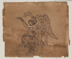 Allegorische Figur mit Laute, ca. 1825