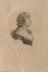 Porträt von Madame Roland 1754-1793, 1825