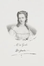 Porträt der Schriftstellerin Félicité de Genlis