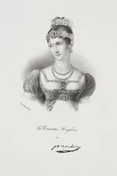 Porträt der Prinzessin Pauline Borghese (Marie Paulette Bonaparte)