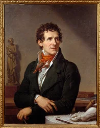 Porträt des Bildhauers Antonio Canova (1757-1822) (Gemälde von Xavier Fabre, 1812) Montpellier, Musee Fabre