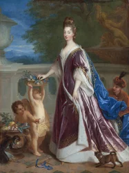 Porträt von Elisabeth-Charlotte von Bayern (1652-1722)