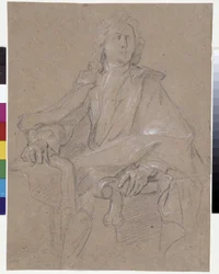 Porträt von Jules Hardouin Mansart (1645-1708)