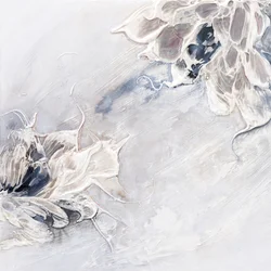 Abstrakte Weiße Blüten