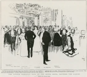 Der Gordon-Gedenkball im Hotel Cecil, zwischen den Tänzen