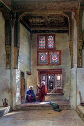 Empfangsraum, Memlook Radnau Beys Haus, Kairo, 1873