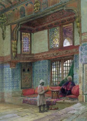 Nische im Empfangsraum im Haus des Mufti Scheich El Mahadi, Kairo
