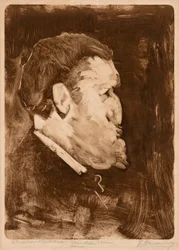 Karikatur von William Gedney Bunce