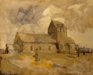 Dorfkirche und Friedhof, Bretagne