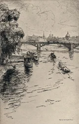 Die Pont du Carrousel, 1915