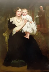 Mrs Moss Bennett und Kind
