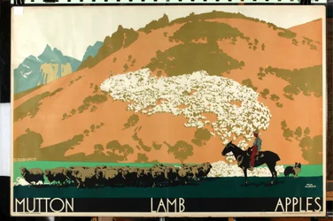 Lamm - Äpfel, aus der Serie 