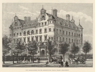 Neuer Hauptsitz der Metropolitan Police, Thames Embankment