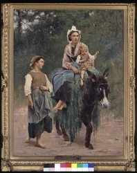 Italienische Bauernfamilie, Datum unbekannt