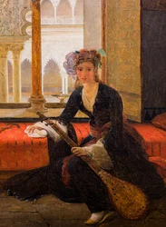Sultana in einem Innenraum