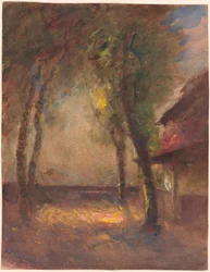Die Terrasse des Ravier-Hauses in Morestel