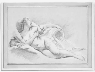 Boucher - Eine Studie für zwei Nymphen, ca. 1749