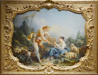 Boucher - Der gefällige Hirte, Paris, Nationalarchiv, Hôtel de Soubise