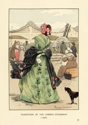 Passagiere des Corbeil-Dampfschiffs, Paris