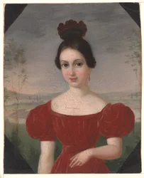 Porträt von Marie Louise Tétu, Madame François Fleischbein