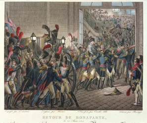 Die Rückkehr Napoleons I. (1769-1821) in die Tuilerien, 20. März 1815