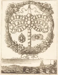 La veue du pont de Rouen