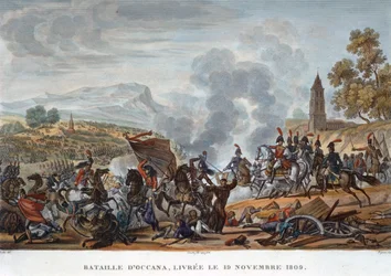 Die Schlacht von Ocaña, 19. November 1809