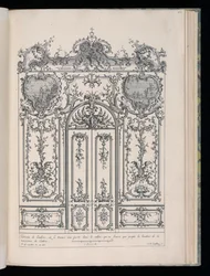 Wand mit Doppeltür, Livre de Lambris (Buch der Täfelung)