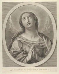 Die Jungfrau im Gebet, nach Reni, 1648-81