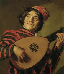 Der Clown mit der Laute