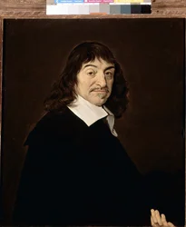 Porträt von René Descartes, französischer Philosoph