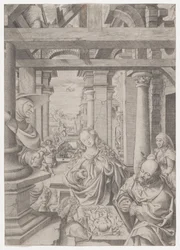 Die Anbetung der Hirten, ca. 1522-25