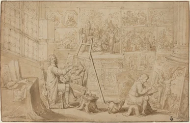 Ein Künstleratelier