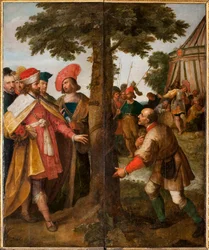 Das Wunder des gefällten Baumes. Das Wunder des Heiligen Gummarus, 1627