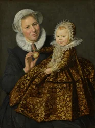 Bildnis der Catharina Hooft mit ihrer Amme
