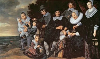 Familiengruppe in einer Landschaft, ca. 1647-50