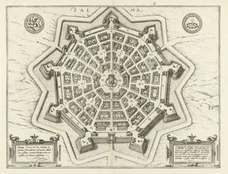 Stadtplan von Palmanova