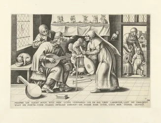 Meister Jan Slechthoofd (Allegorische Szenen flämischer Sprichwörter in Bezug auf Faulheit)